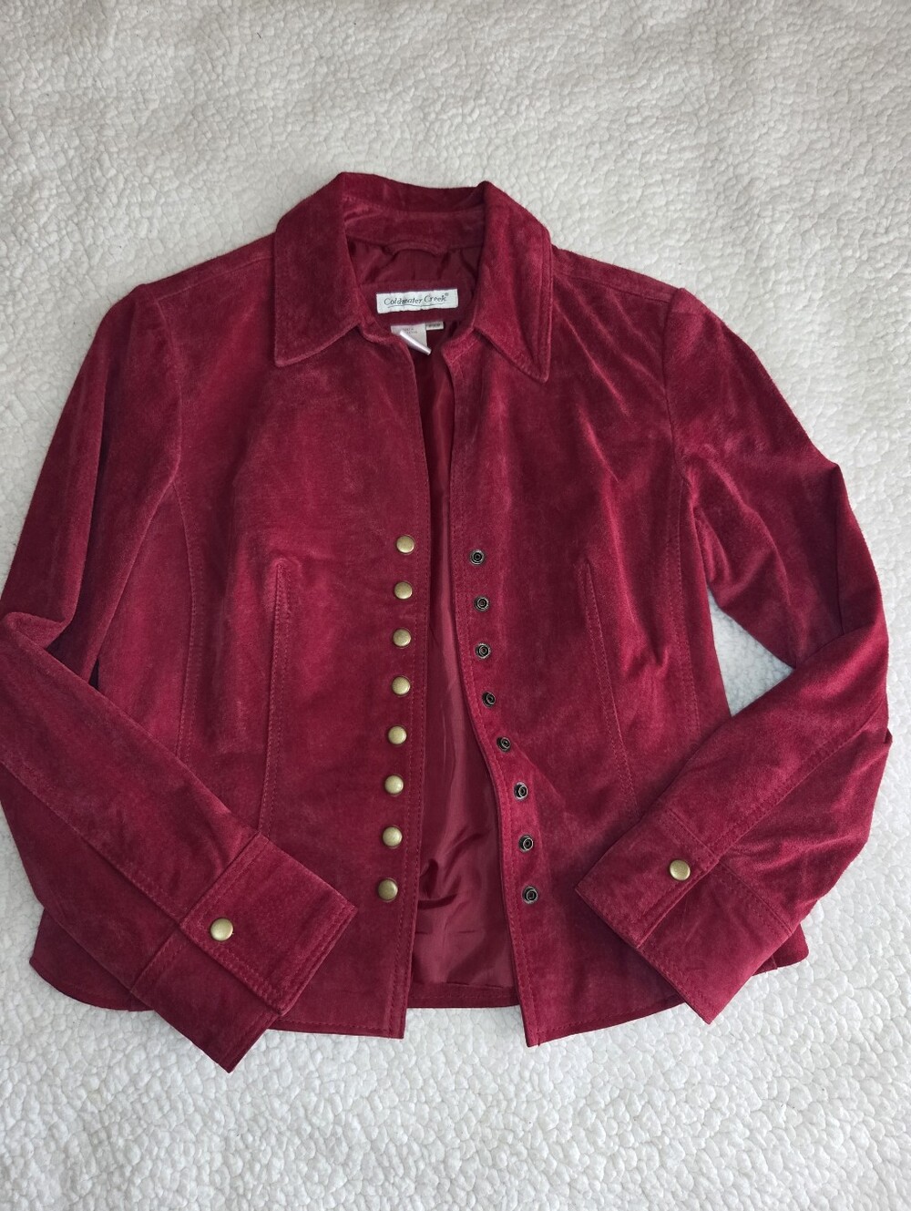 Coldwater Creek Suede Jacket XSP
